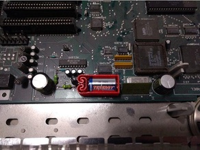 halb-aa-Batterie-Halter - Elektronik die Hälfte aa 3d print model - Mito3D