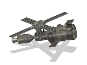 modular space station toys games apollo rocket skylab soyuz spaceship 3d print model - Mito3D