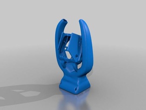 doble de 40mm fang ender 3 d la impresora partes conducto del ventilador creality ender3 3d print model - Mito3D