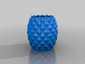 Ananas-Pflanzer outdoor Garten anana ananas matlab vase 3d print model - Mito3D