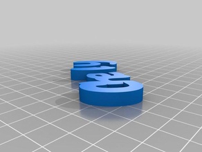 cheley door keychains customized 3d print model - Mito3D