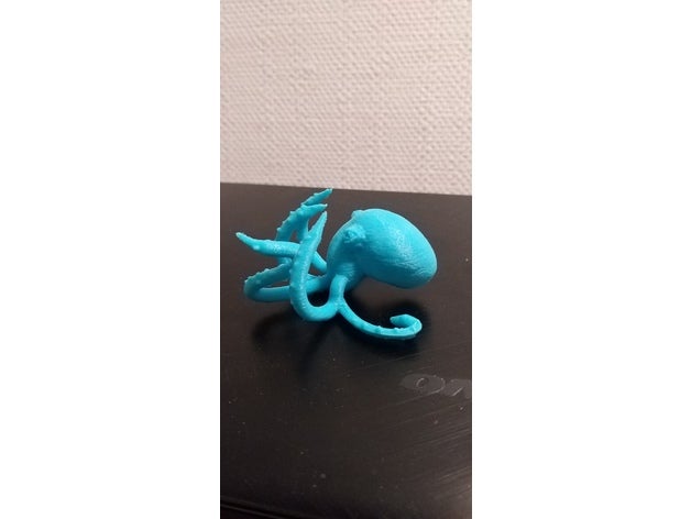business card holder octopus style office cards 3D print model - Mito3D
