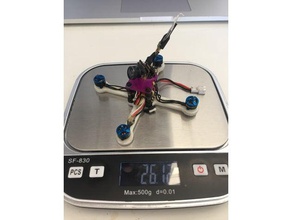 IS USM yakalar mikro fırçasız drone çerçeve rc araç kwad microdrone miniquad quadcopter 3d print model - Mito3D