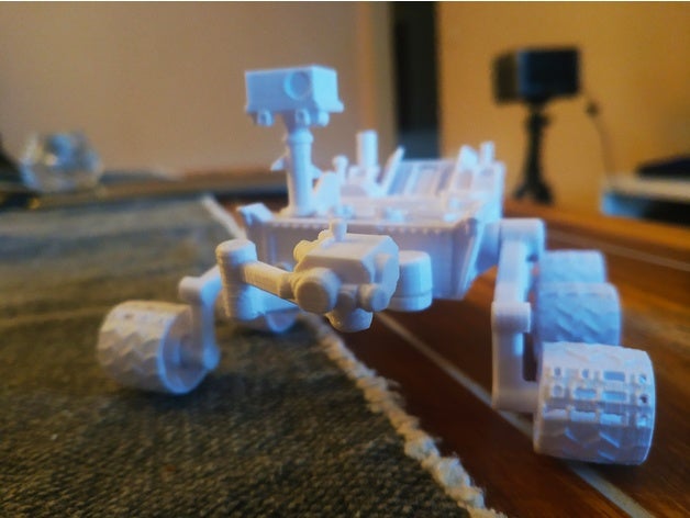 curiosity-rover der nasa Modelle 3d-slash Kunst kundengebundene Drohne einfach drucken explorer Spiel mars mars-curiosity mars-rover mini Miniatur miniaturen kein support nsfw Teil Roboter Raumschiff - Spielzeug 3D print model - Mito3D