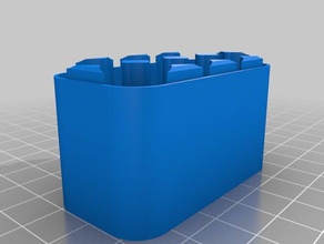 aa x8 bottom containers customized 3d print model - Mito3D