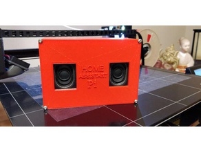 raspberry pi 3 case ha speaker electronics home assistant 3d print model - Mito3D
