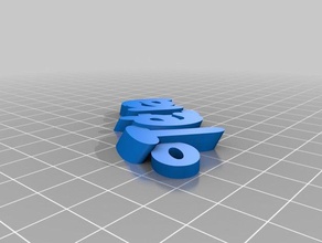 tetra-azul organização personalizado 3d print model - Mito3D