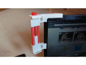 mobile mount laptop phone accessories holder stand 3d print model - Mito3D