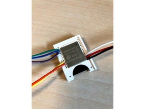 esp32wroom32 snap-in holder electronics 3d print model - Mito3D