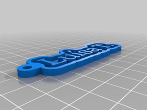 lu&iacutesa chaveiros personalizado 3d print model - Mito3D