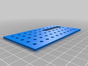 base de 5x10 agujeros 3d impresión 3d print model - Mito3D