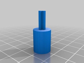 lego bouton de potentiomètre 6 mm la musique eurorack compatible technic modulaire rotatif l'arbre synthétiseur 3d print model - Mito3D