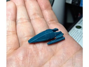 tiny type 9 shuttlecraft toy game accessories board miniature star trek 3d print model - Mito3D