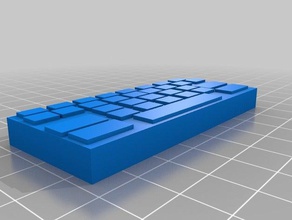 Wireless key board rasperry pi 3d drucken 3d print model - Mito3D