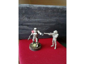 star wars legion clone scout troopers toy game accessories 28mm 32mm grand republic miniatures tabletop gaming wargame wargames wargaming 3d print model - Mito3D