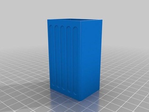 my customized stackable resistor storage box 110x165x110 2 drawer electronics 3d print model - Mito3D