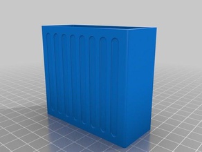 my customized stackable resistor storage box 110x165x110 4 drawer electronics 3d print model - Mito3D