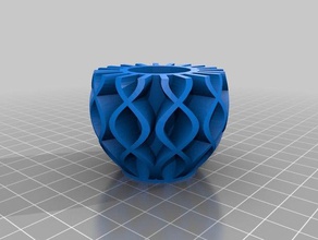 wavy complex sauce cup kitchen dining 3d print model - Mito3D