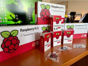 raspberry pi display case diy 3d print model - Mito3D