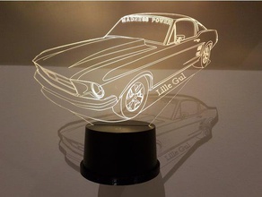 3d lamba tutucu duvara monte led diy lampe yanma mount açtı lillegul Midilli parçaları veggfeste duvar işe yaramaz 3d print model - Mito3D