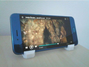 phone holder mobile iphone stand smart smartphone 3d print model - Mito3D