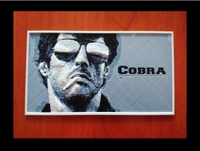 cobra placa art 3dlito 3d print model - Mito3D