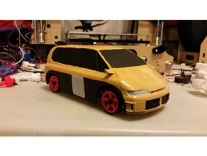 xmods renault espace f1 body rc vehicles car spoiler shell van 3d print model - Mito3D