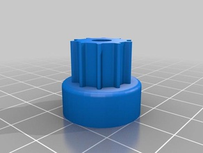 poulie at5 10 dentes 3d a impressora partes personalizado 3d print model - Mito3D