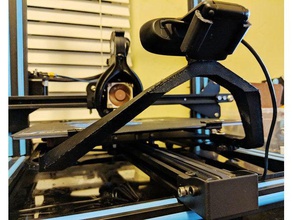 cr-10 center gopro mount longer remix 3d printer accessories c270 camera creality logitech 3d print model - Mito3D