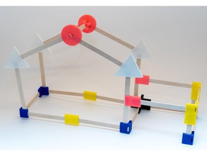 popsticks 3d de l'impression L'impression jouet éducatif enginerging madewithtinkercad les mathématiques tinkertoys 3d print model - Mito3D