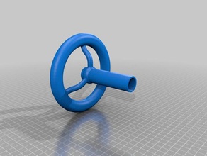 lenkrad langes Rohr - Spielzeug Spiel Zubehör 3d print model - Mito3D