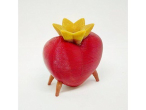 la mia arredamento corona regalo cuore orniment san valentino 3d print model - Mito3D