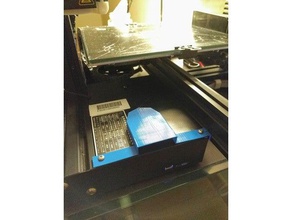 ender 3 fan cover minimalist 3d printer accessories creality ender3 3d print model - Mito3D