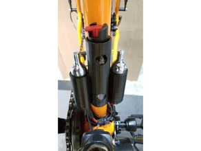 pepper spray brazen-on mounted holster bike sport outdoors 3d print model - Mito3D