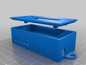 4 digit hex display box lid 3d printing 3d print model - Mito3D