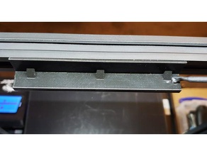 ender3 led light rail traverse 10mm 3d de l'imprimante pièces creality ender 3 titulaire del mont la bande 3d print model - Mito3D