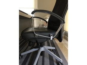 ikea markus armrest spacer bolt-free office 3d print model - Mito3D