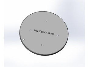 yanlış olabilir tarzı led ışık ev aydınlatma fikstür 3d print model - Mito3D