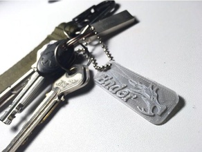 creality ender keychain 3d printing 3 ender3 keychains 3d print model - Mito3D