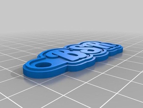bsr-Schlüsselanhänger Schlüsselanhänger angepasst 3d print model - Mito3D
