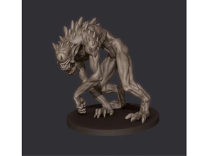 nothic yaratıklar dnd dungeons dragons minyatür canavar rpg masa üstü oyun 3d print model - Mito3D