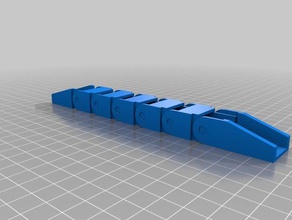 my customized test drag chain mounts diy 3d print model - Mito3D