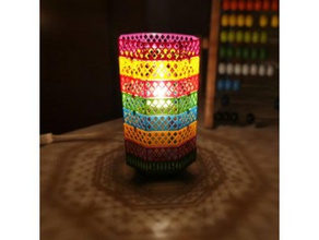 Lampe Kinder Zimmer Dekor Kind bunte ikea multicolor 3d print model - Mito3D