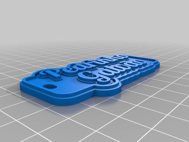 keychain pedrinho 2 keychains customized 3D print model - Mito3D