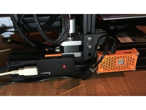 makerspot usb hub clip 3d printer accessories extrusion raspberry pi 3d print model - Mito3D