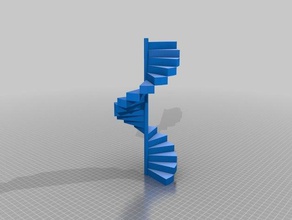 spiral stairs 5 models customized 3d print model - Mito3D