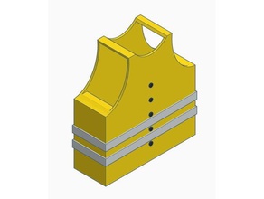 gilets jaunes costume inutility 3d print model - Mito3D