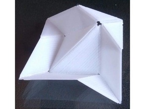 pajarita origami uccello telecomandati 3d print model - Mito3D