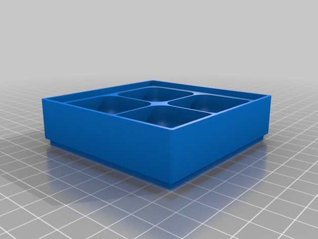 my customized magnetic screw traybox optional lid tool holders boxes 3D print model - Mito3D