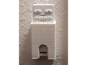 remote holder koda ceiling light organization costco control shelf 3d print model - Mito3D